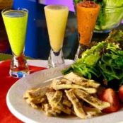 ENSALADA CON TRES PESTOS